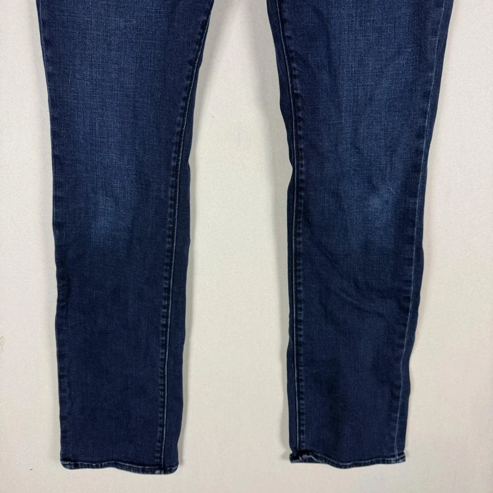 Outpost‎ Makers Jeans Mens 32x34 Blue Dark Wash Regular Straight Stretch Denim